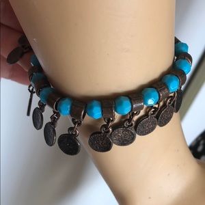 Turquoise oriental charm bracelet 💋